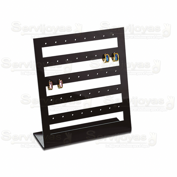 Exhibidor Acrílico Negro para 20 Pares de Huggies Medidas: 14x6x16cm 5435.BK