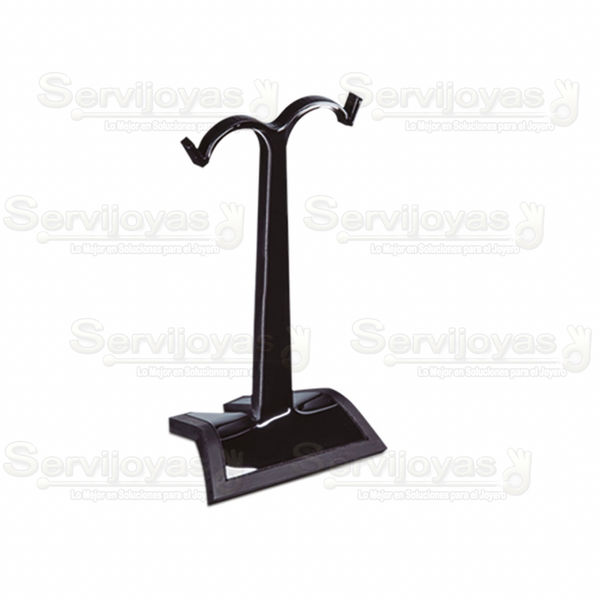 Exhibidor Acrílico Negro Farol Chico para Aretes Largos Medidas: 4x3.5x7cm 5310.BK