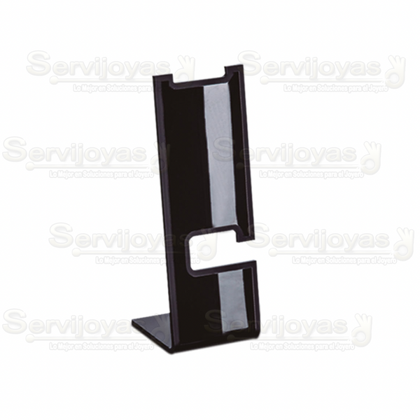 Exhibidor Acrílico Negro para 1 Reloj Medidas: 5x5x14cm 5340.BK