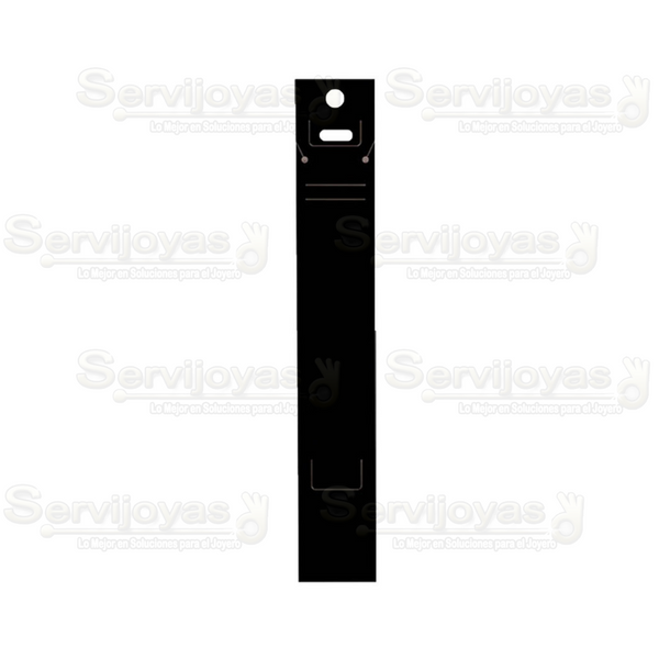 Inserto de Cartón para Reloj o Pulsera 2x10pulg. Negro (100 pzs) 2790.BK