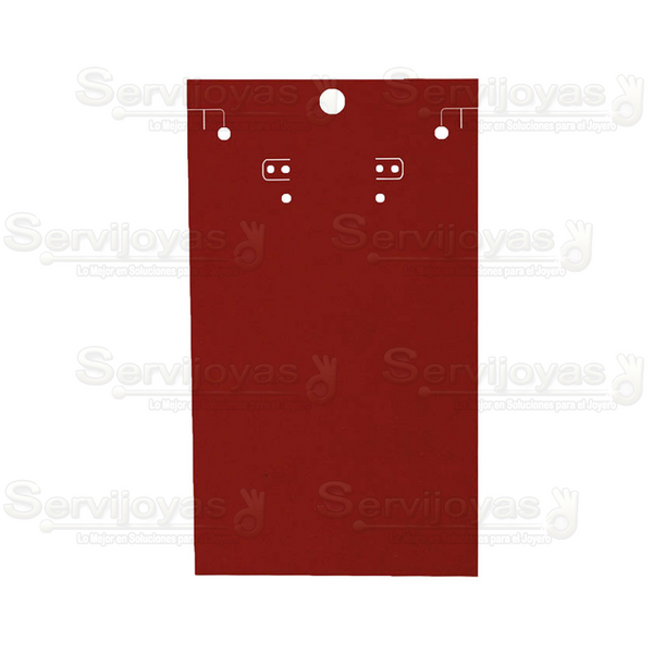 Inserto de Cartón Collar Grande 5x8pulg. Rojo (100 pzs) 2787.RD