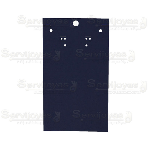 Inserto de Cartón Collar Grande 5x8pulg. Azul Pq100 pz 2787.BL