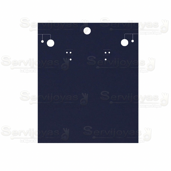 Inserto de Cartón Collar Grande 7x8pulg. Azul (100 pzs) 2788.BL