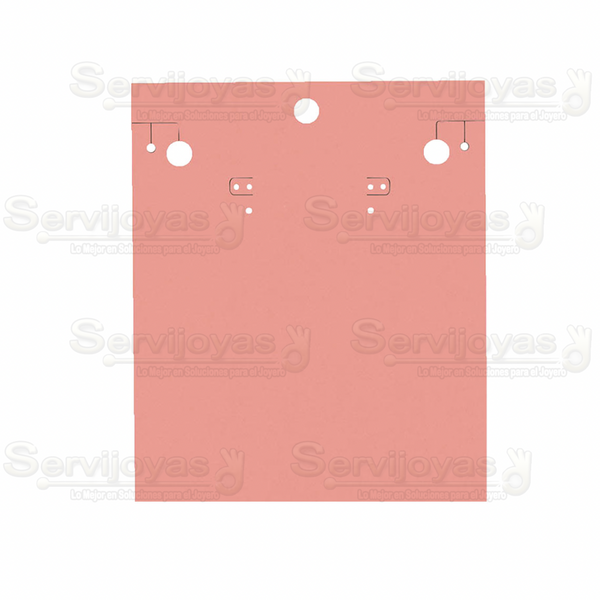 Inserto de Cartón Collar Grande 7x8pulg. Rosa (100 pzs) 2788.PK