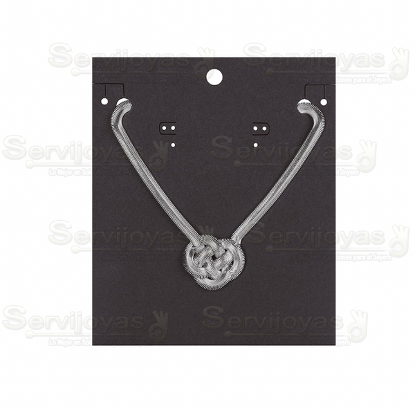 Inserto de Cartón Collar Grande 7x8pulg. Negro (100 pzs) 2788.BK