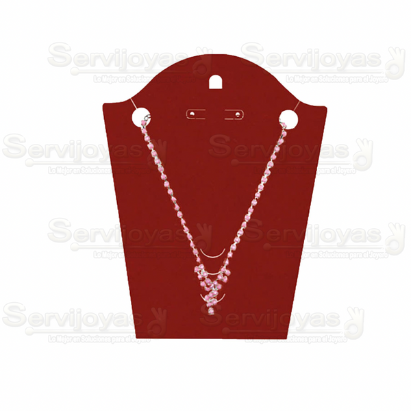 Inserto de Cartón Rojo Cuello Grande 9x11.5pulg. (20 pzs) 3451.RD