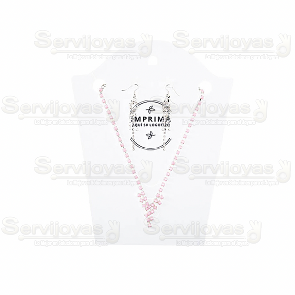 Inserto de Cartón Cuello Chico para Bolsa15x19 cms Blanco paq.20 pzas 3450.WH