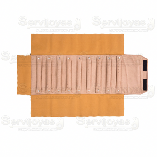Manta Camel Café/ Beige para Aretes Medidas: 58x25cm 6526.BG