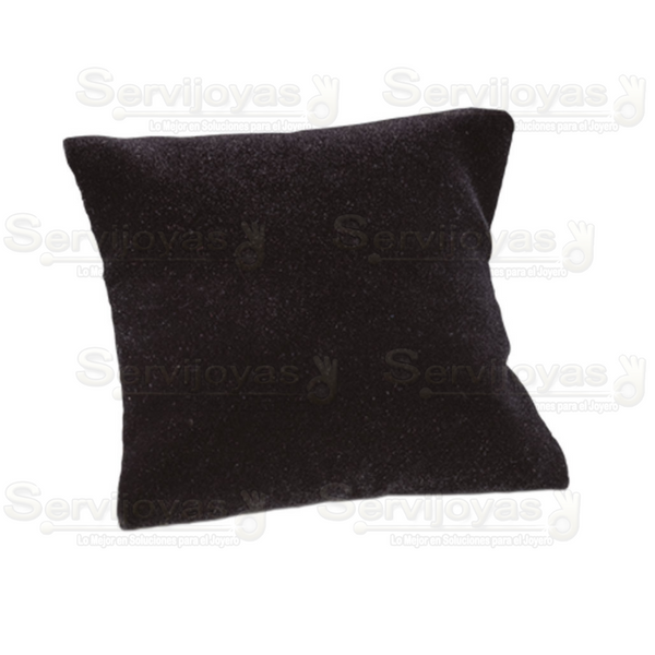 Exhibidor Velour Negro Almohada para Reloj, Pulsera o Brazalete Medidas: 8.3x8.5x4.7cm 4893