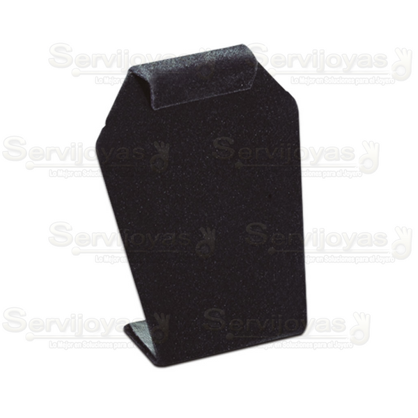 Exhibidor Velour Negro para Juego: Aretes y Anillo Medidas: 8x4x10cm 4825