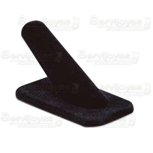 Exhibidor Velour Negro Dedo Sencillo para Anillo Medidas: 4.2x6.8x5.4cm 4946