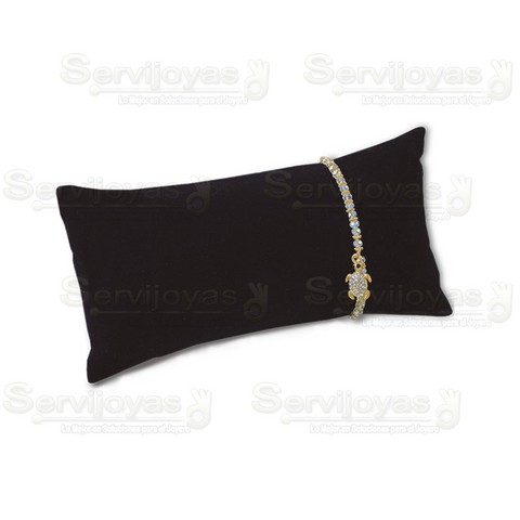Almohada de Velour negra para varias pulseras 5050