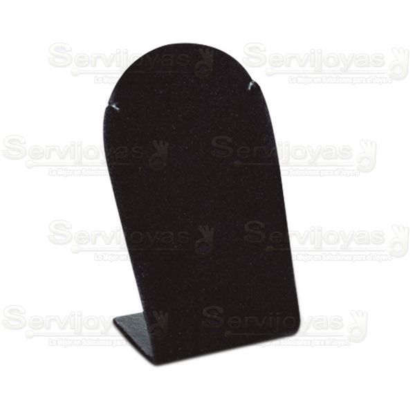 Exhibidor Velour Negro para Juego: Aretes y Cadena con Dije Medidas: 6.4x4.7x8.9cm 4950