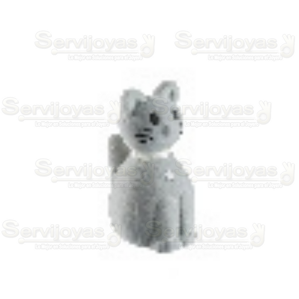 Gato Gris Medidas: 4x4x8cm 3074