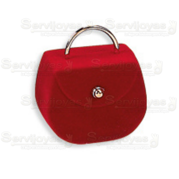 Bolsa Redonda Roja Medidas: 5x3x5.5cm 3016