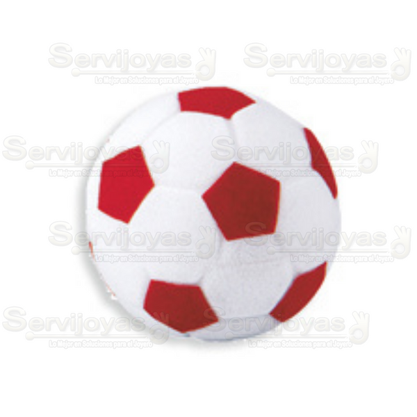 Balón Blanco con Rojo Medidas: 4.8x4.8x4.5cm 3010