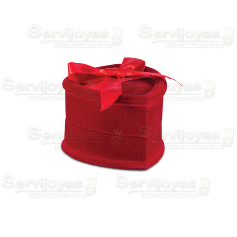 Corazon Con Moño Rojo 3065