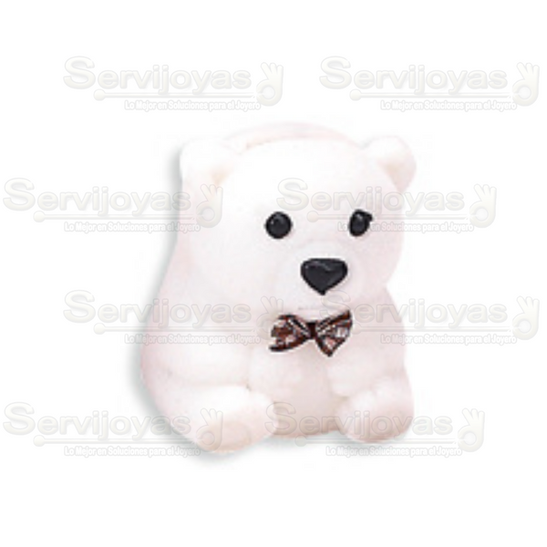 Oso Pequeño Blanco Medidas: 3.5x3.5x4.5cm 3037