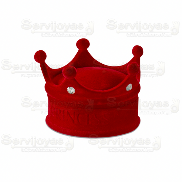 Corona De Rey Roja Medidas: 5.8x4.5x4.5cm 3067