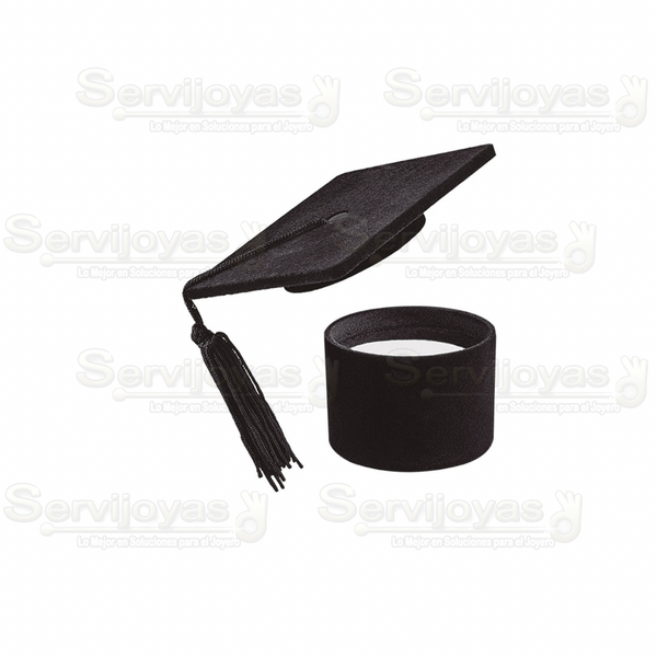 Birrete Negro Medidas: 7x7x4.5cm 3042
