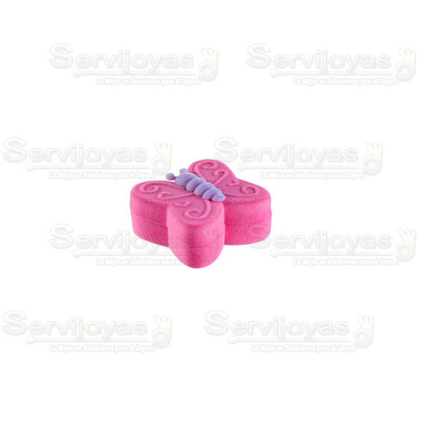 Mariposa Rosa con Lila Medidas: 6x5x2.5cm 3073