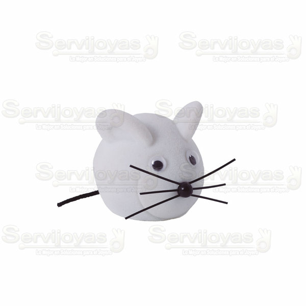 Ratón Blanco Medidas: 4x5x4.5cm 3079
