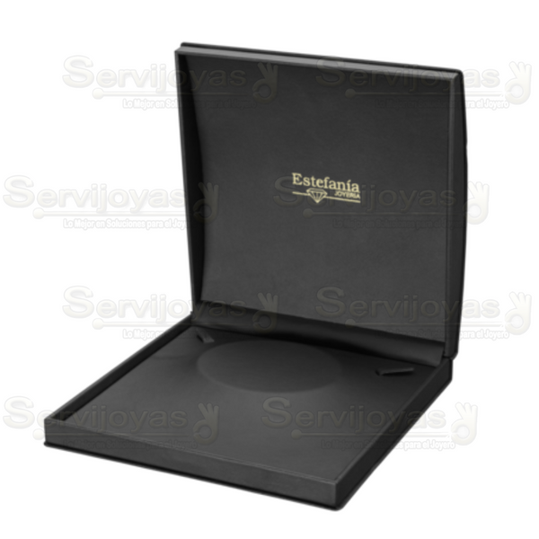 Estuche Platino para Collar Medidas: 21x21.5x5.3cm 4590.BK