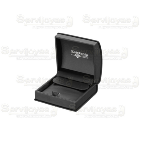 Estuche Platino Arete Mediano 4585