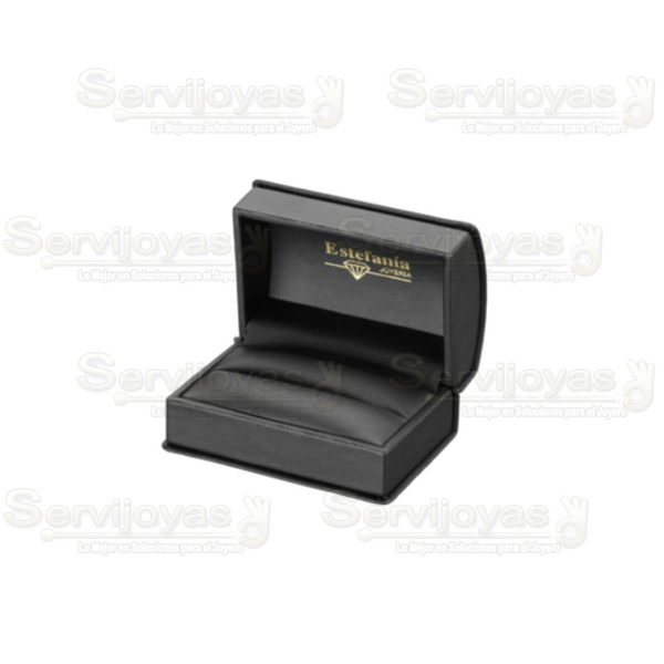 Estuche Platino Argollas Medidas: 9x6.6x4.8cm 4584.BK