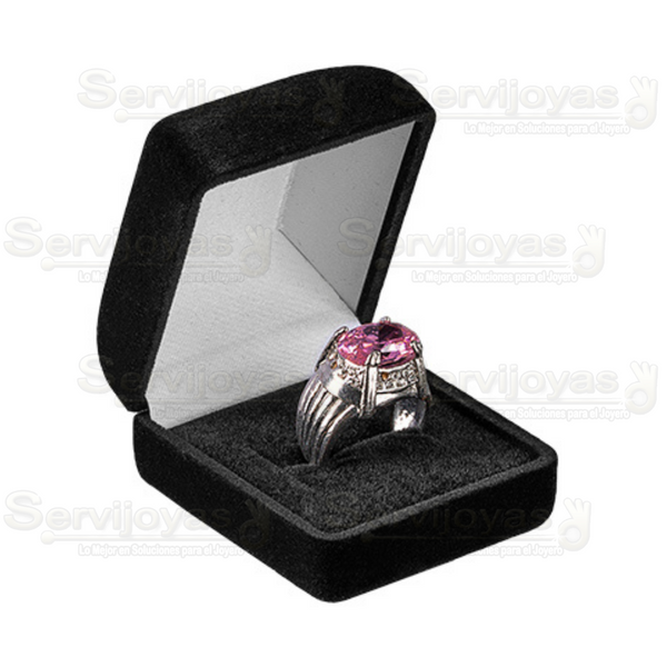 Estuche Flock Anillo Medidas: 4.8x5.5x4cm 3680