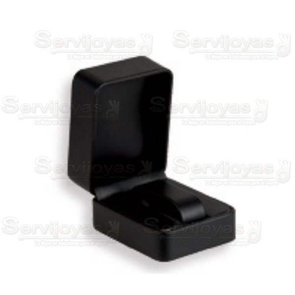 Estuche para Reloj Imitación Piel Negro Medidas: 10x10x7cm 4112