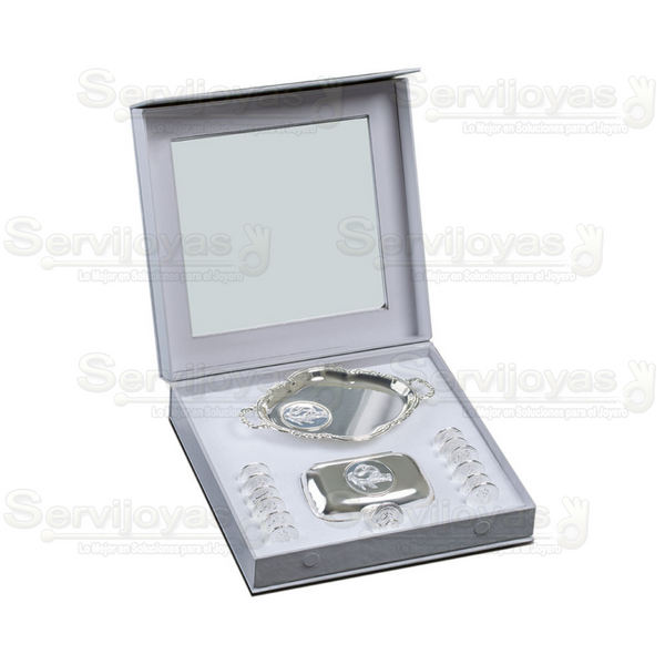 Caja Imán Arras Plata Medidas: 16x16x5cm 4621