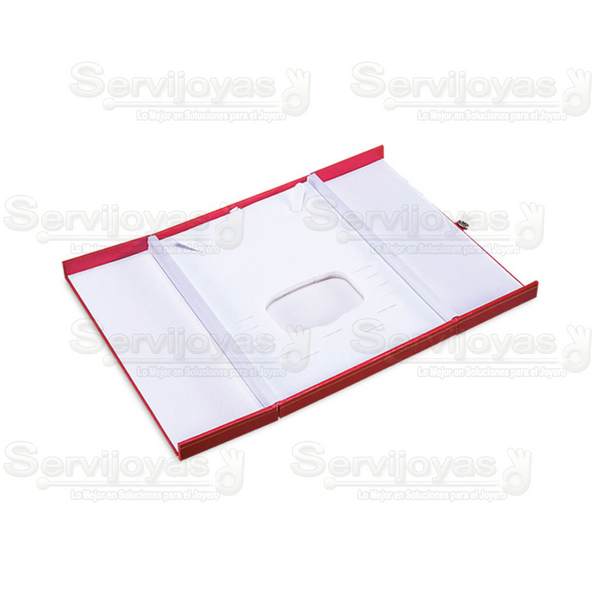 Estuche para Arras dos Puertas Rojo Medidas: 14.6x20.8x3.2cm 4612