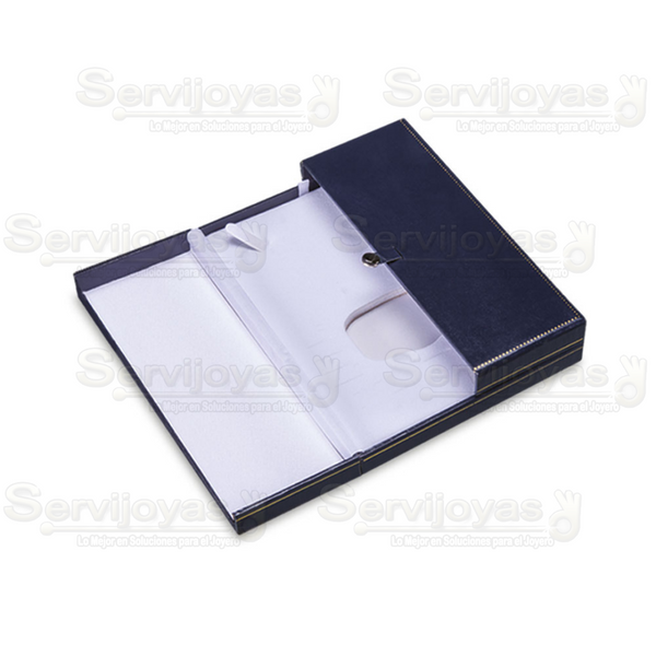 Estuche para Arras dos Puertas Azul Medidas: 14.6x20.8x3.2cm 4613