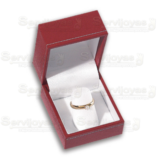 Estuche Carte Rojo Anillo Con Dedo Medidas: 4.7x5.2x3.8cm 3818.RD