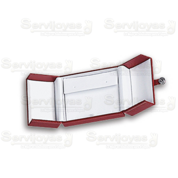 Estuche Carte Rojo Arete Largo Dos Puertas Medidas: 9x7.7x3.9cm 3820.RD