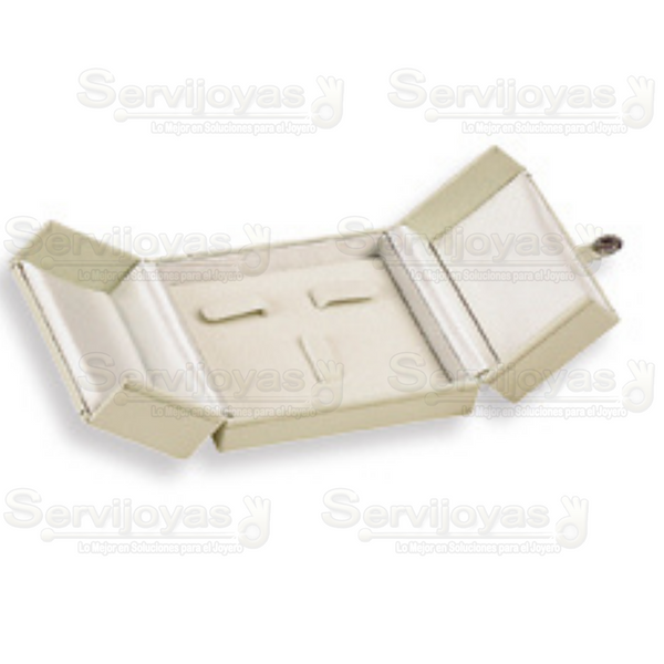 Estuche Delux Carte Juego Grande 2 Puertas Marfil Medidas: 9x7.7x3.9cm 3809.DX