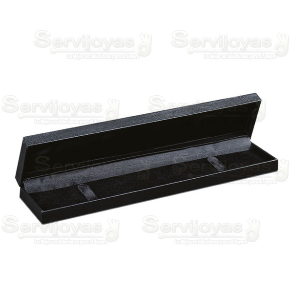 Estuche Carte Negro Pulsera Medidas: 21.8x5.6x2.5cm 3811.BK