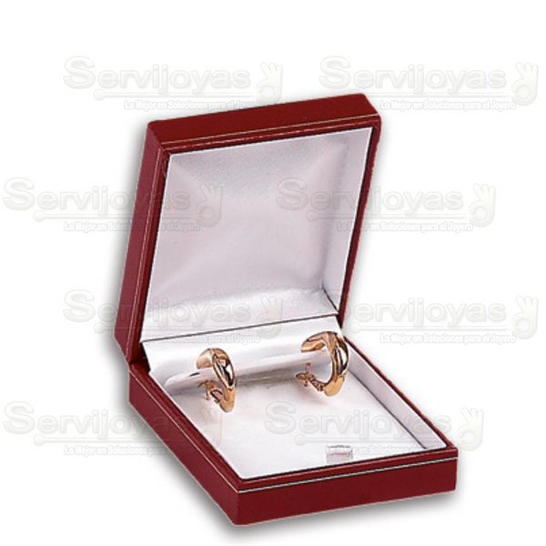Estuche Carte Rojo Arete Mediano Medidas: 8.5x7x3cm 3805.RD