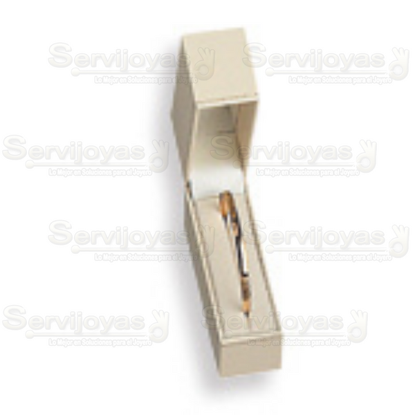 Estuche Delux Carte Aro Rigido Marfil Medidas: 3.3x9.5x8cm 3815.DX