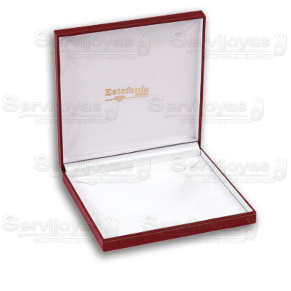 Estuche Carte Rojo Collar Medidas: 19x19.6x3.5cm  3813.RD