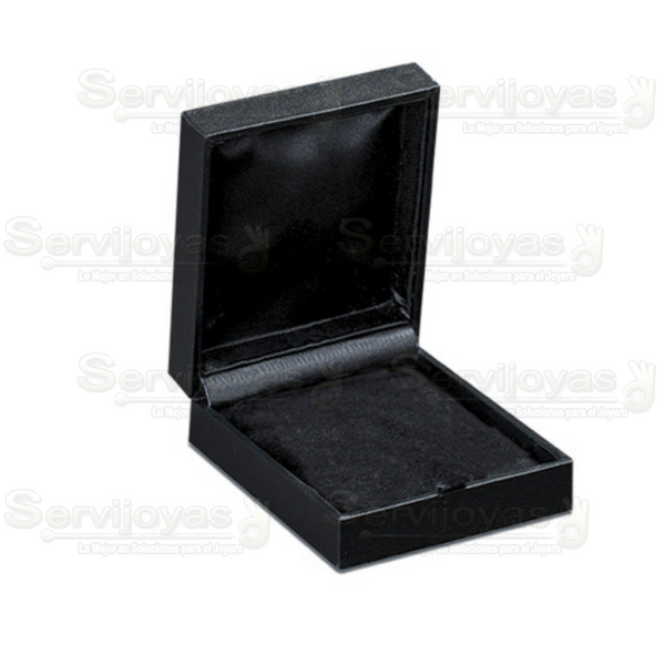 Estuche Carte Negro Cadena con Dije Medidas: 7x8x3cm 3806.BK