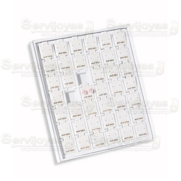 Interior para 42 Blisters Chicos Medidas: 18.5x21.6x1.5cm 3304