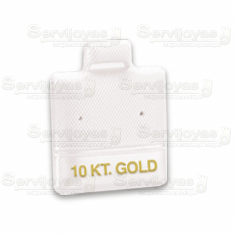 Blister Para Broquel Premium "10Kt Gold" paq c/108 pzs 3300