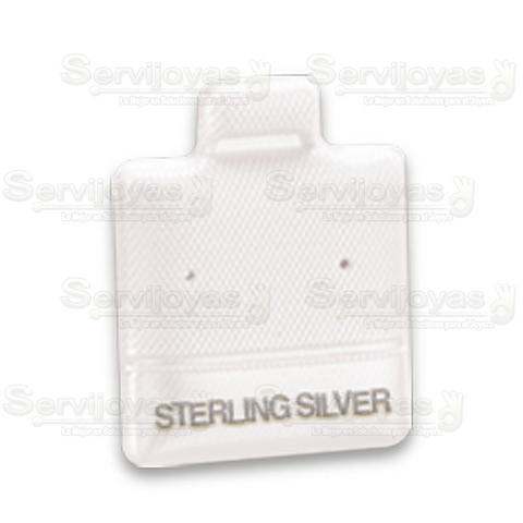 Blister Para Broquel Premium Sterling Silver paq c/108 pzs 3302