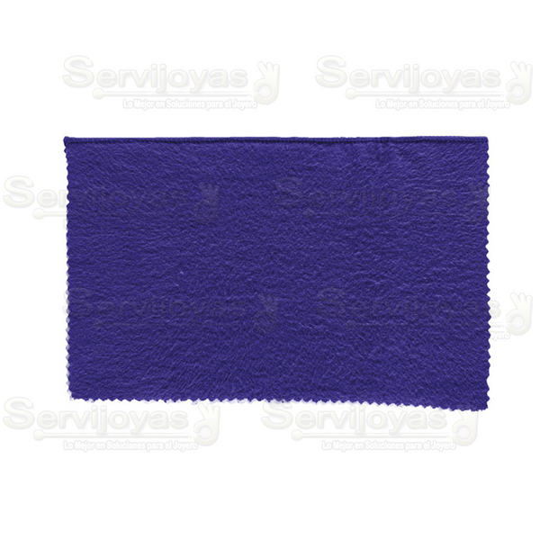 Franela Grande Azul para Limpiar Joyería Medidas: 25x16cm 2633
