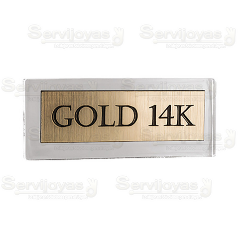 Letrero GOLD 14K 5570