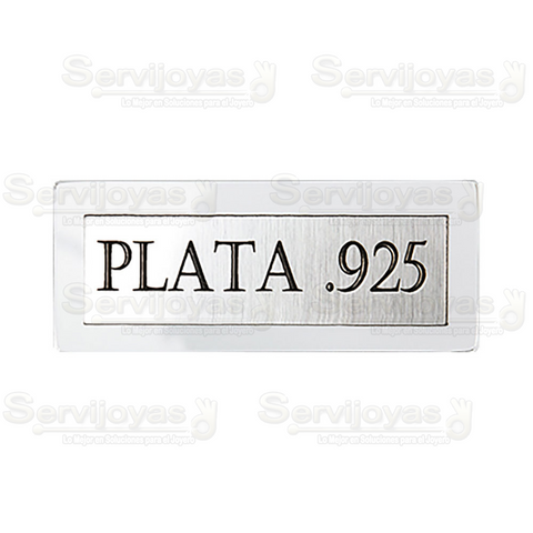 Letrero Plata 925 5566 – Servijoyas Guadalajara