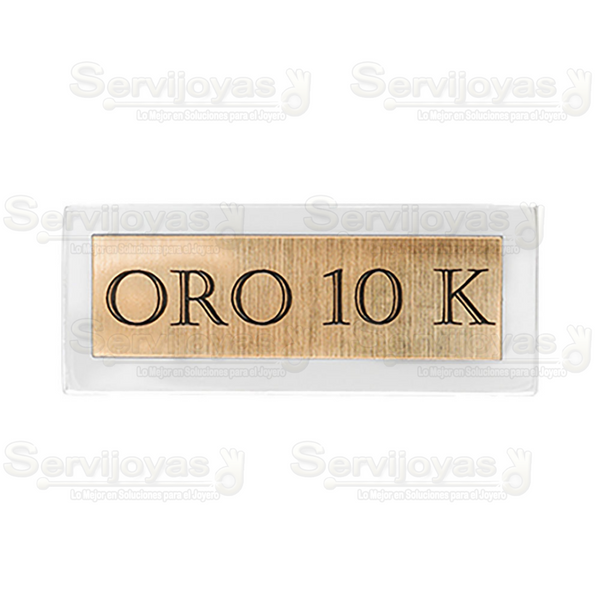 Letrero de Oro 10K 5564