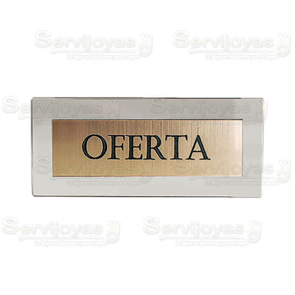 Letrero de OFERTA 5578